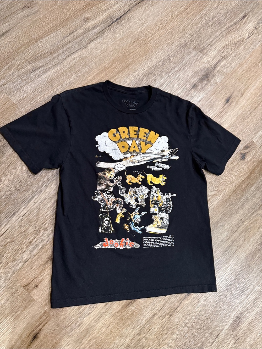 Green Day Dookie Graphic Tee - Black